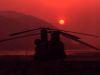 Sunset at Landing Zone (LZ) Nightmare in South Korea circa 1997.