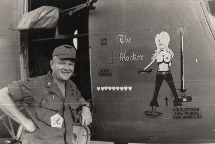The nose art of 66-00095 pre April 1968.