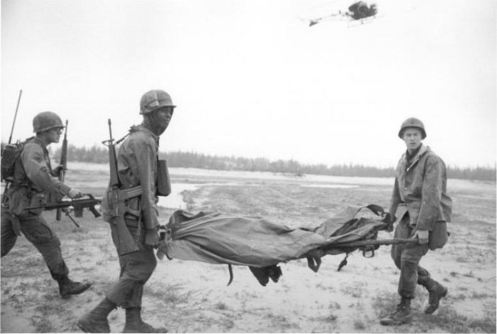 66-19032 at the crash site in the Republic of Vietnam.