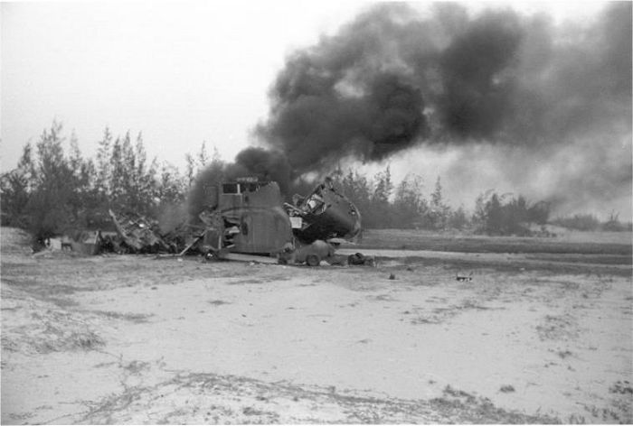 66-19032 at the crash site in the Republic of Vietnam, on or about 3 January 1968.
