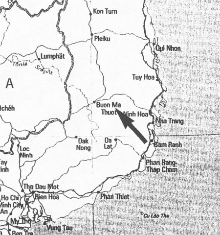 66-19053 crash site location in the Republic of Vietnam.