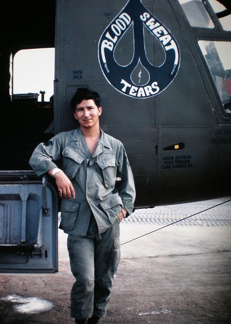 SPC 5 Rodger Faddis, Flight Engineer on 68-15847, "Blood, Sweat and Tears", from May through December 1969.