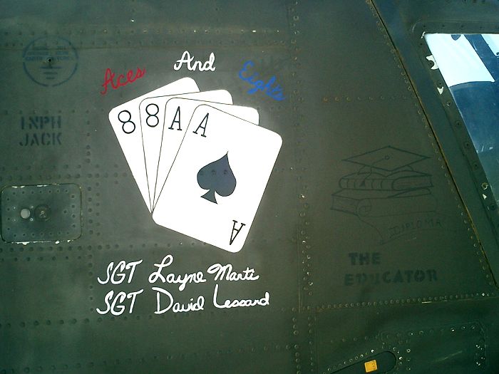 The nose art of 83-24125 while deployed to Iraq in the War on Terrorism.