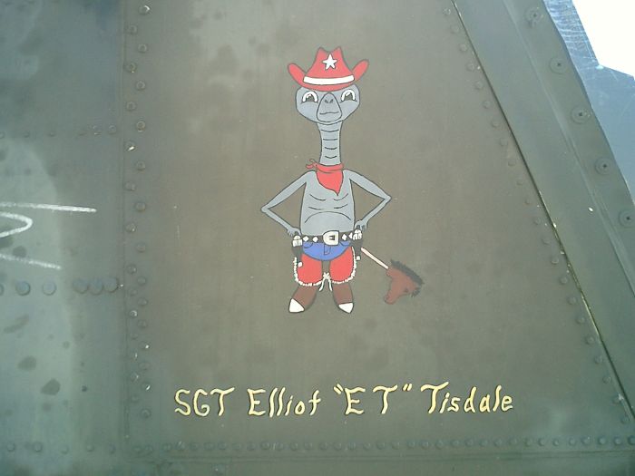 The nose art of 87-00088 in the Iraqi desert during Operation Iraqi Freedom.