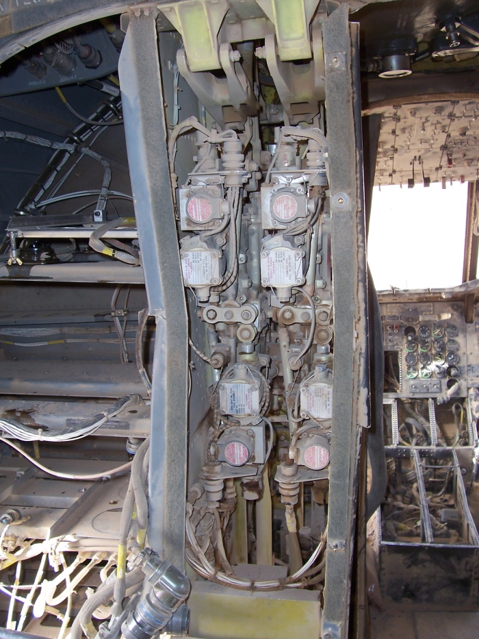 CH-47D Chinook helicopter at the crash site.