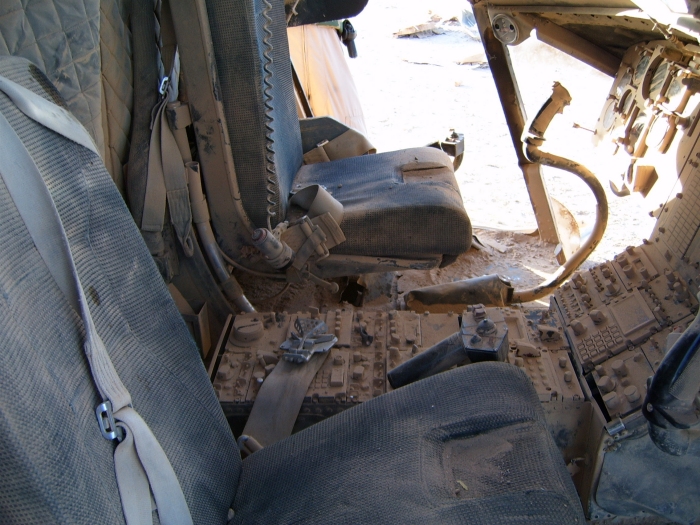 CH-47D Chinook helicopter at the crash site.