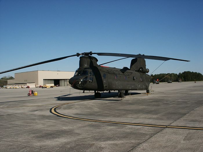 88-00062 undergoing maintenance by contract personnel (Army Fleet Service [AFS]) at Knox Army (KFHK) heliport, Fort Rucker, Alabama.