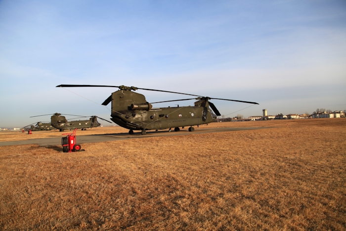 4 February 2014: 88-00073 resting on the ramp at Desiderio Army Airfield (RKSG or A-511), Camp Humphreys, Republic of Korea, as the D model fleet assigned to B Company - "Innkeepers", 3rd Battalion, 2nd Aviation Regiment, undergoes a Foreign Military Sale (FMS) to the Republic of Korea. The Korean government purchased the 14 aircraft assigned to the Innkeepers for approximately $3,000,000 each as is, with five spare GA-714A engines and some various parts.