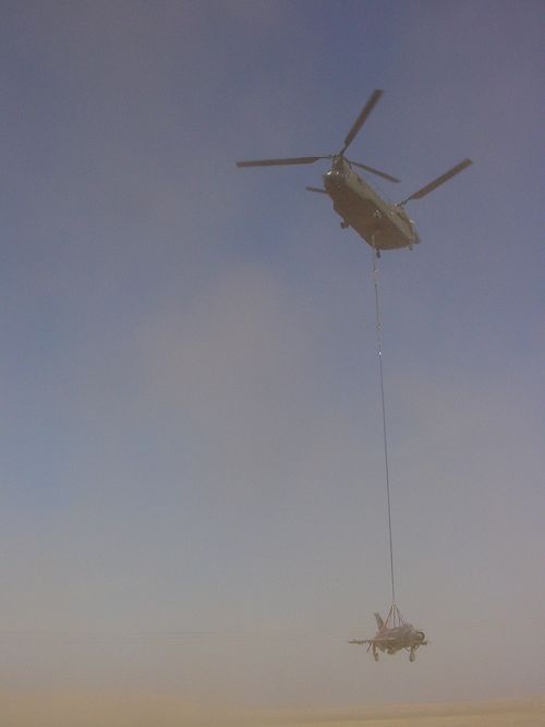 89-00142 transporting a MIG-21 in Iraq.