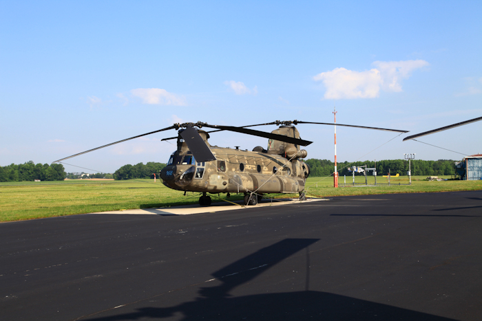 CH-47D Chinook helicopter 89-00168 resting on the ramp at Summit Airport, Middletown, Delaware.