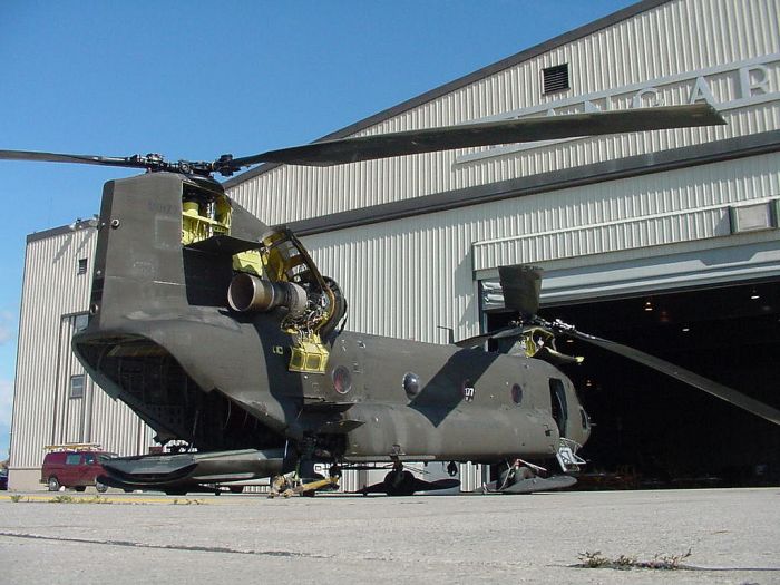 A photograph of 89-00177 nearing the completion of Phase maintenance while assigned to the Sugar Bears at Fort Wainwright, Alaska, July 2002.