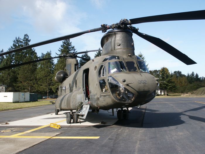 October 2008: 92-00302 ready for a maintenance test flight following completion of RESET maintenance at Fort Lewis, Washington.