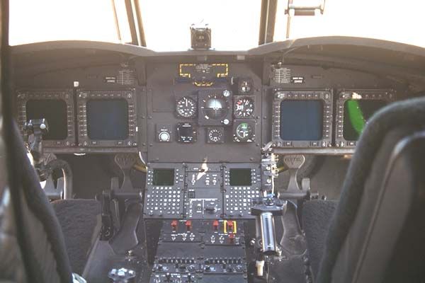 Boeing MH-47E Chinook helicopter, circa 1999.