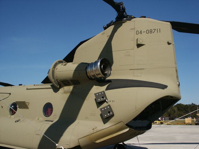 8 November 2007: Fort Rucker, Alabama receives it first F model Chinook helicopter - 04-08711.