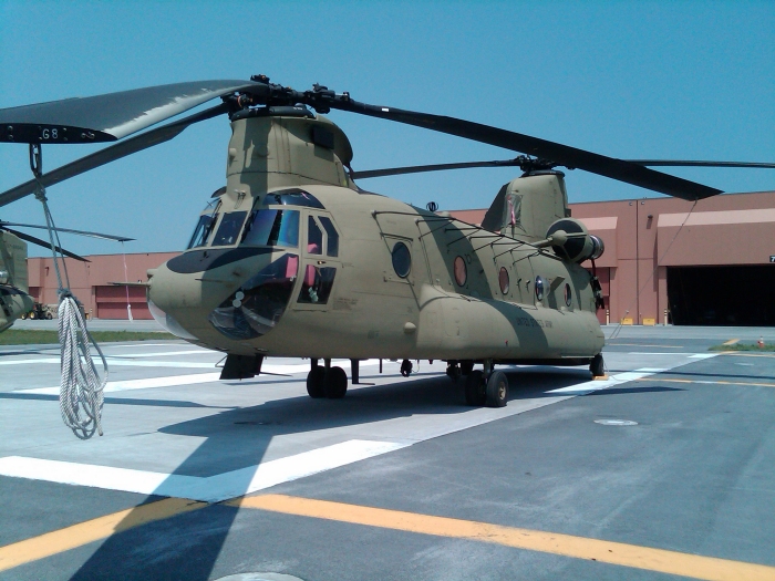 26 May 2010: CH-47F Chinook helicopter 08-08055 on loan from Fort Campbell, Kentucky, to Fort Drum, New York for aircrew training.