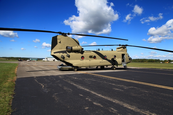 19 September 2012: 10-08802 on the ramp at Wheeling Ohio County Airport during the fuel stop.