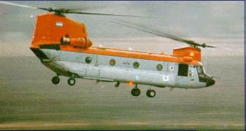 Argentina's Chinook tail number H-93. Date and location of when and where the photograph was taken is unknown.