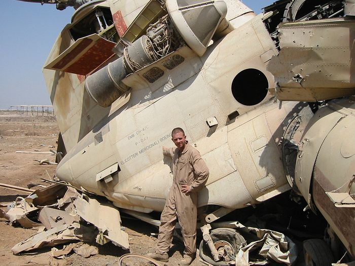 IIAF CH-47C 5-4089 at Al Taji Airfield, Iraq - 4 July 2003.
