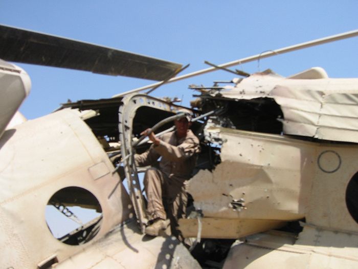 IIAF CH-47C 5-4089 at Al Taji Airfield, Iraq - 4 July 2003.