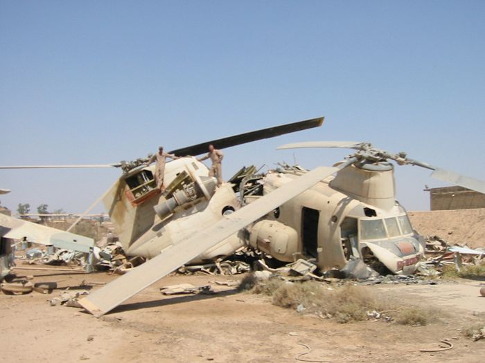 IIAF CH-47C 5-4089 at Al Taji Airfield, Iraq - 4 July 2003.