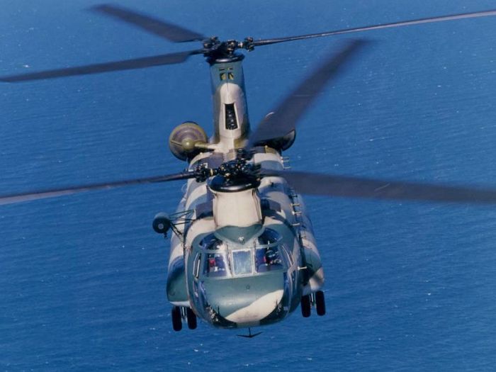 Japan CH-47J Chinook helicopter.