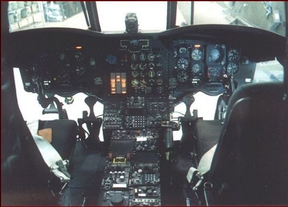 The Boeing CH-47 Chinook Flight Deck.