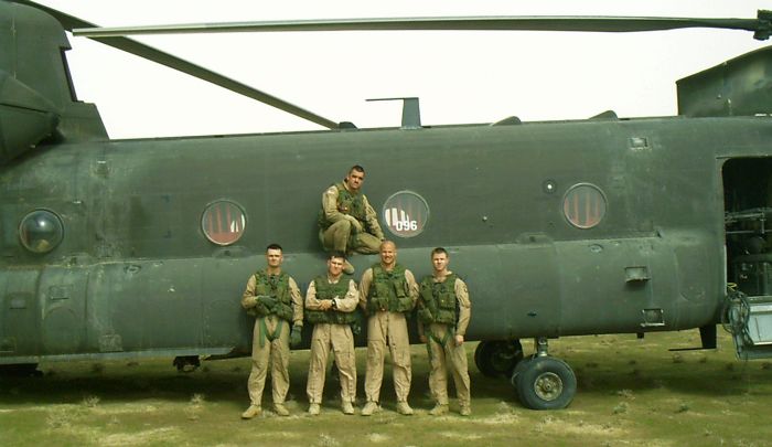87-00096 and crew in Afghanistan - March 2003.