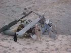 An AH-64 crashes in Afghanistan.