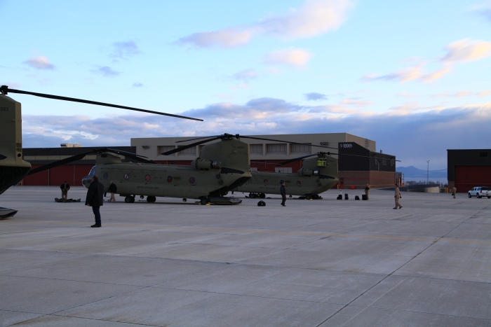 16 April 2012: This skies before sunrise today were bright and promising. Aircrews prepared the aircraft in short order for an 8 AM takeoff.