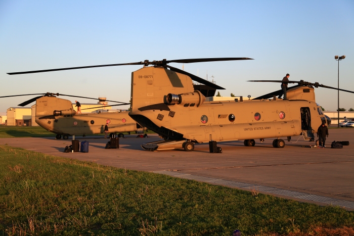 11 April 2012: Boeing maintenance personnel jumped at the chance to help prep the aircraft for flight and to put them bed every day. Their efforts were greatly appreciated by the flight crews and made life much easier for all involved.