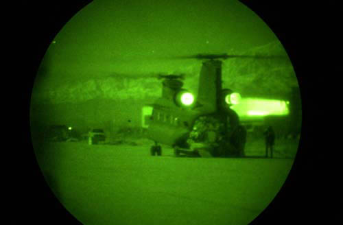 Night Vision in Afghanistan.