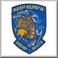 A patch from the Vietnam era 179th Assault Support Helicopter Company (ASHC) - "Shrimp Boats", date unknown.