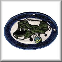 A patch from the 196th Assault Support Helicopter Company (ASHC) - "Flippers", from their days in the Republic of Vietnam.