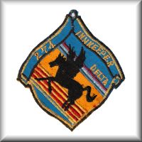 A pocket patch from the 271st Assault Support Helicopter Company (ASHC) from thier days in the Republic of Vietnam, exact date unknown.