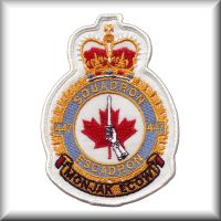 A patch from 447 Squadron, when the Canadians possessed Chinook helicopters, location and date unknown.