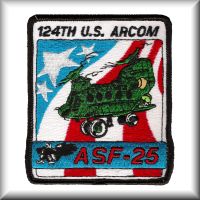 A patch from Aviation Support Facility (ASF) 25, location and date unknown.