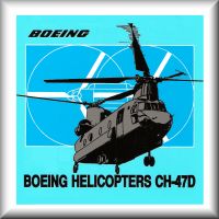 A generic decal from Boeing representing the Chinook helicopter, date unknown.