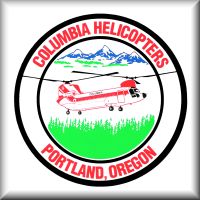 A decal from Columbia Helicopters Incorporated (CHI), home-based near Portland, Oregon, date unknown.