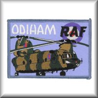 A patch from the folks at Royal Air Force (RAF) Odiham, United Kingdom, date unknown.