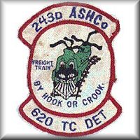 One of the 243rd ASHC unit patch's while they were deployed to the Republic of Vietnam.