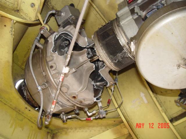 APU Compressor Turbine Blade Failure.