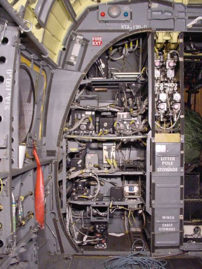 CH-47D Avionic compartment, April 2002.