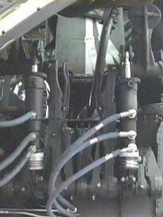 Boeing CH-47D Copilots Master Brake Cylinders.